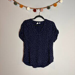 🔆 Gap polka dot blouse